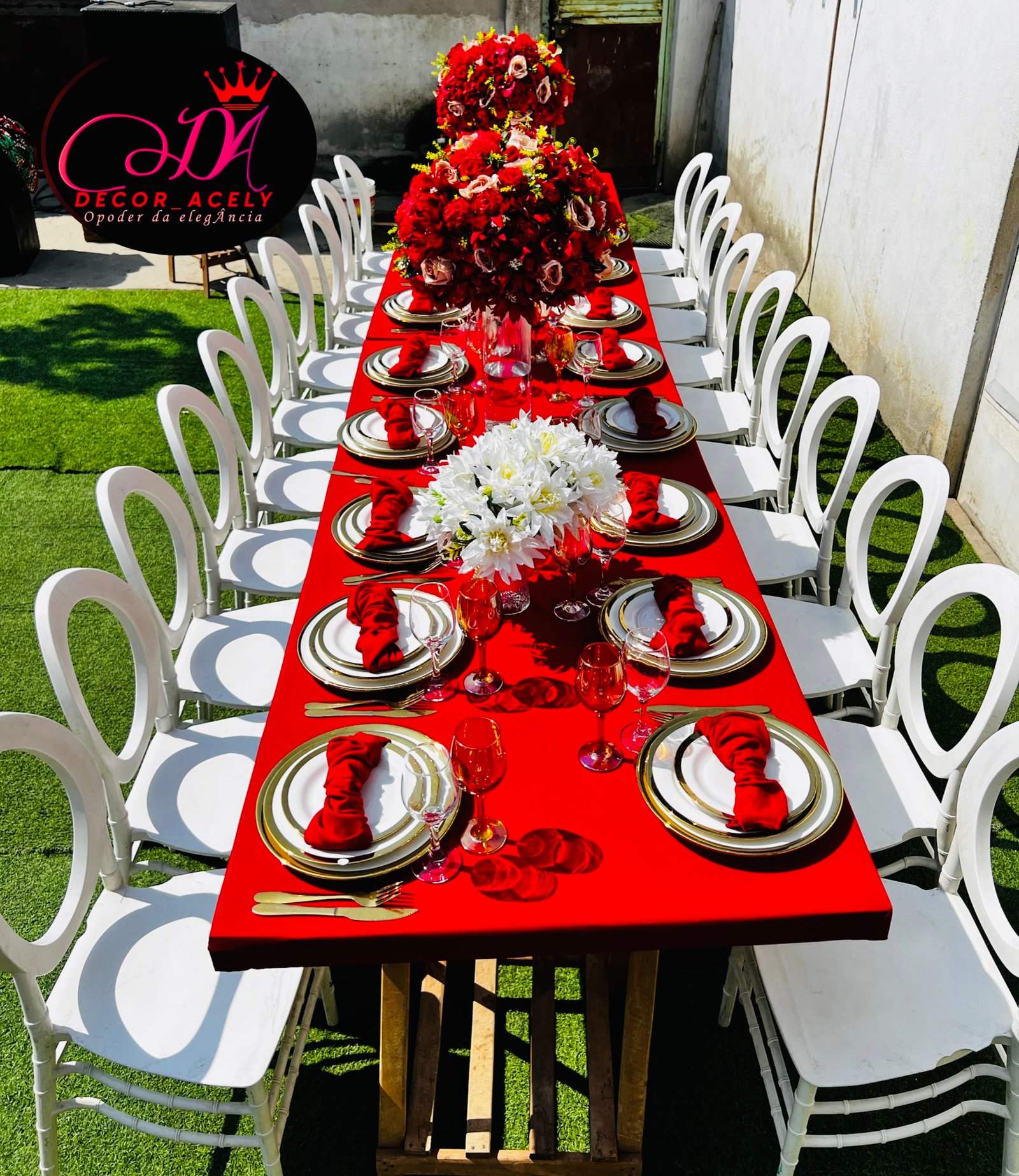 Serviço Aluguer de cadeiras brancas